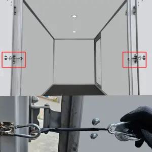 포타스 탑차 안전고리 뒷문 안전걸이 택배 차 차량 화물차 1톤 봉고 3 포터 2