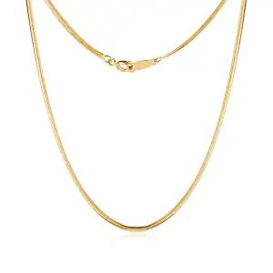 14K 2mm 센슈얼 스네이크 뱀줄 체인 목걸이 MON40697