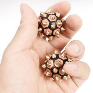 손지압기 손바닥 지압볼 귀족호두 가래 호도 금연 2개