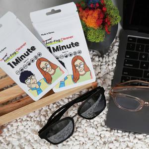 원미닛 안경 렌즈 김서림방지 안경닦이 수건 클리너 습기 제거 방지제 안티