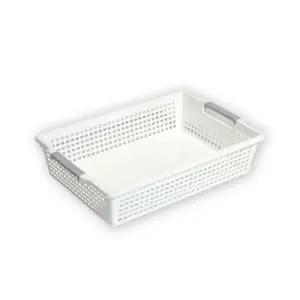 창신 화이트 라이프 바스켓 바구니 A형 4호/수납/정리함/박스/플라스틱/상자/다용도/소쿠리/프라스틱/소품