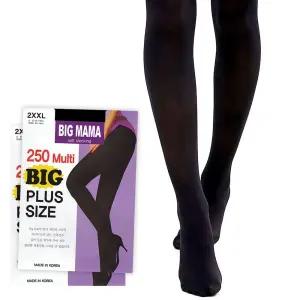 국산 250D 멀티 2XL 빅사이즈 스타킹/타이즈/투엑스/라지/겨울/큰/키/팬티/TMXKZLD/XXL/검은/블랙