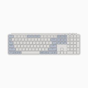 키크론 B6 PRO 레트로 블루 4in1 블루투스 유무선 슬림 키보드 풀배열 펜타그래프