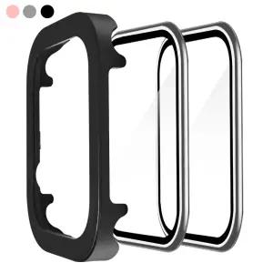 애플워치 11 10 9 8 7 호환 46mm 42mm 45mm 41mm 이지툴 강화유리 베젤커버 보호 2매입