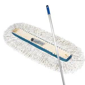 제이오마켓 국산 원사(꼰사) 밀마포90cm 고급 알루미늄봉120cm세트/강당 체육관 대형 밀대 마대 걸레 세트