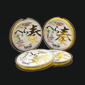 썬라인 파워드 헤라 미찌이토 카나데 50m 민물 원줄 중층 내림 나일론줄