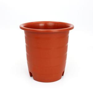 플라스틱 플분 분갈이 기본 줄무늬 화분 줄도기 5.5호