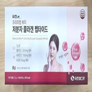 유한메디카 유한m 프리미엄 뷰티 저분자 콜라겐 펩타이드 3개월분 (총 90포) 프랑스산