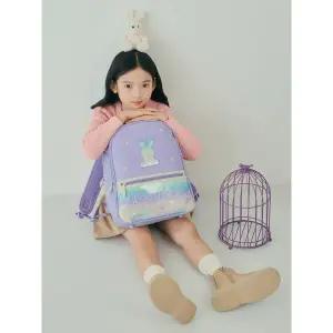 [빈폴키즈] 빙키 블링 파츠 포인트 책가방 세트  라이트 퍼플 (BI51D4G05V)