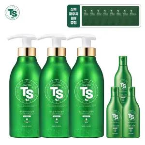 [TS트릴리온]TS 골드플러스 샴푸 총 1848g 패키지 (500g3+100g3+저스트샴푸 6g8)