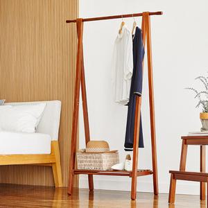 접이식 행거 시스템 행어 원목 옷걸이 이동식 시스템 틈새 수납장 튼튼한 우드 소형 행거 1단 옷장
