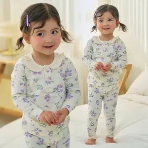 아일라 싱글스판내의 유아 아기 내복 잠옷 실내복