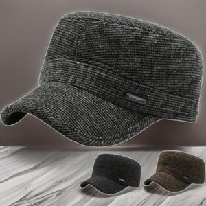 [다잇템]남자 군모 스타일 보온 헤링본 귀달이 모자