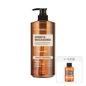 쿤달 네이처 샴푸, 아카시아모링가, 1058ml, 1개 + 증정(바디워시, 화이트머스크, 100ml, 1개)