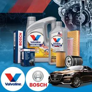 제네시스G80 3.3/3.8 가솔린 발보린 터보 GX7 5W30 엔진오일필터세트 7리터