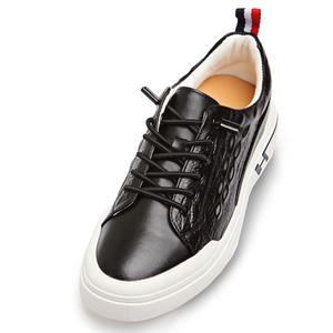 보닌 소가죽 크로커레더 삼색띠 밴딩끈 스니커즈 TS285BK