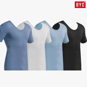 BYC반팔런닝 남자순면런닝 라운드 런닝구 메리야스 1매