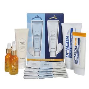 닥터메디엠 기초 8종 기획세트/겔 토너+크림2종+비타민세럼3개+폼+선크림+파우치30장/27년05월까지