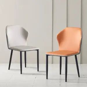 텐스페이스 플로렌 가죽디자인 체어 2개 (윙체어) TU5107R(착불)