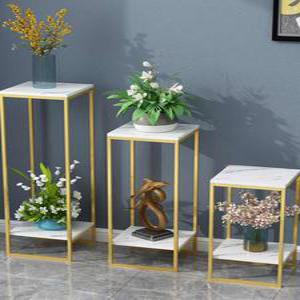 디자이너 사이드 미니협탁 원형 골드 미니 화분받침 사이드테이블 장식 대리석 미니테이블