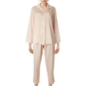 [롯데백화점]비비안 실크촉감 베이지심플 여성잠옷세트 WP8846A