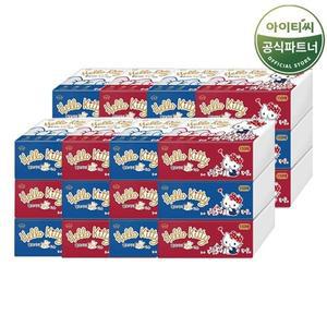 [홈스웰]헬로키티 뽑아쓰는 팝업티슈 골드 (110매 3개X8팩) 총24개
