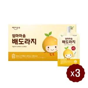 [보리보리/베이비본죽]베이비본죽 엄마마음 배도라지 100ml 3박스(45팩)
