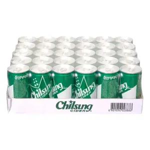 롯데칠성음료 칠성사이다 190ml 30개