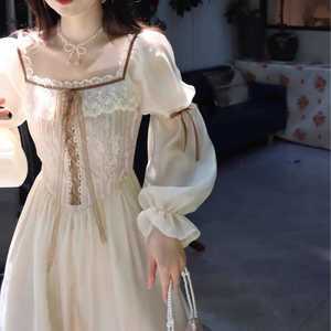 복고풍 드레스 경성 중세 시대 개화기 빈티지 유럽풍 원피스