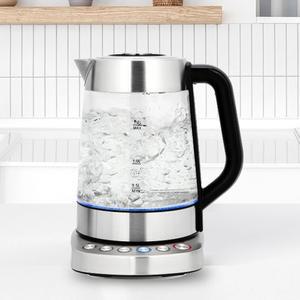 키친아트 렉스 무선 티포트 전기 유리 주전자 커피포트 1.7L KP-330