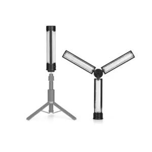 유튜브방송조명 LED 폴딩라이트 3단 360도 휴대용조명/화사한/원형조명/1인방송조명/링조명/개인방송조명