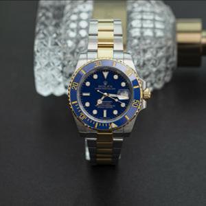 맹자엄마/로렉스/서브마리너/콤비/블루/남성용/오토메틱/904L/사파이어글라스
