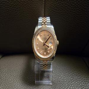 맹자엄마/로렉스/데이져스트/남성/로즈골드/콤비/오토메틱/사파이어글라스/904L