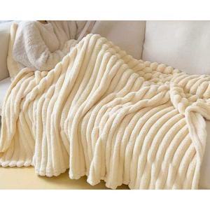 두꺼운 담요 토끼털 에코퍼 양면 특대형 블랭킷 버블 소파 양털