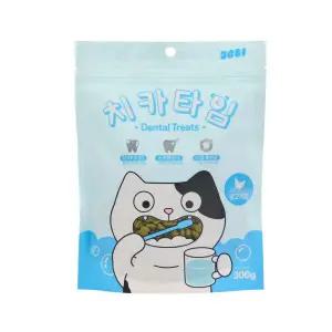 3651 치카타임 고양이 이빨과자 덴탈트릿 닭고기, 300g, 2개
