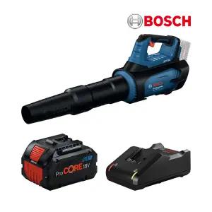 보쉬 무선 충전 대포 송풍기 GBL18V-800 낙엽 제설 먼지 청소기 프로코어 8.0Ah 배터리 세트