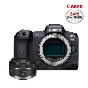 [캐논] EOS R5 BODY+RF16 /2.8 STM +가이드북