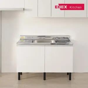 유닉 DIY 소형 싱크대 스텐레스 개수대 1200  중앙볼)