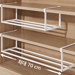 무타공 조립식 길이조절 언더선반 주방 싱크대 신발장 욕실 선반 아래 설치