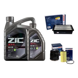 올뉴쏘렌토 UM 2.0 2.2 엔진오일 세트 디젤 지크 X7 LS 5W-30 7L+필터