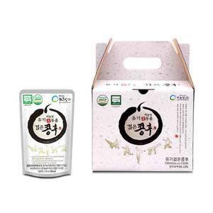 하늘빛 유기 전두유 검은콩후 135ml 80팩 담백한맛 이강산닷컴