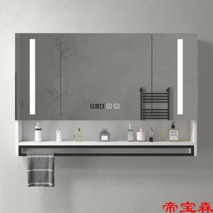 욕실슬라이드장 상부장 화장실 거울장 거울욕실장 수납함 거울 120CM 화장실장 타월 스텐