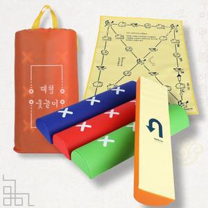 어린이 민속놀이 대형 윷놀이 세트 컬러