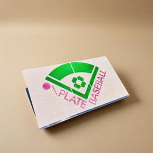 플레이트 야구판 접이식 경사대