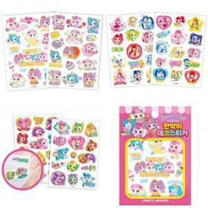 시즌3 어린이 모음 소품 문신 캐치티니핑 시즌4 판박이 시즌2 마스크스티커 패션 타투스티커 헤