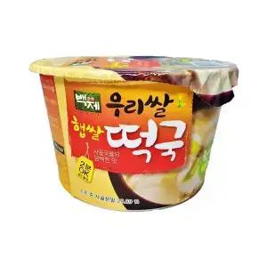 백제 우리쌀 햅쌀100% 즉석 떡국 163g x 16개