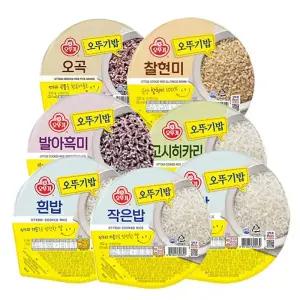 맛있는 오뚜기밥 24개 / 즉석밥 자취생 식당 오곡 흑미 현미 고시히카리