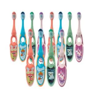 조르단 유아칫솔 STEP 2단계(색상랜덤) 12개(3~5세 권장)