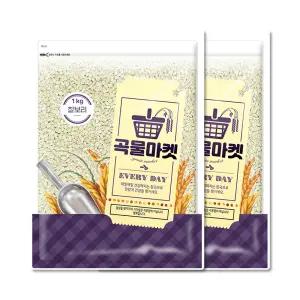 24년 국내산 찰보리 1kg x 2개