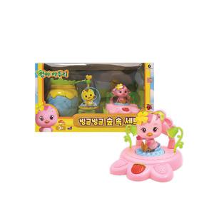 엄마까투리 빙글빙글숲속세트 두리 피규어 장난감 완구